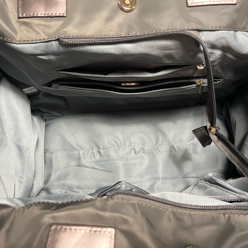 Tory Burch Pewter Large Tote - Picture 2 of 4